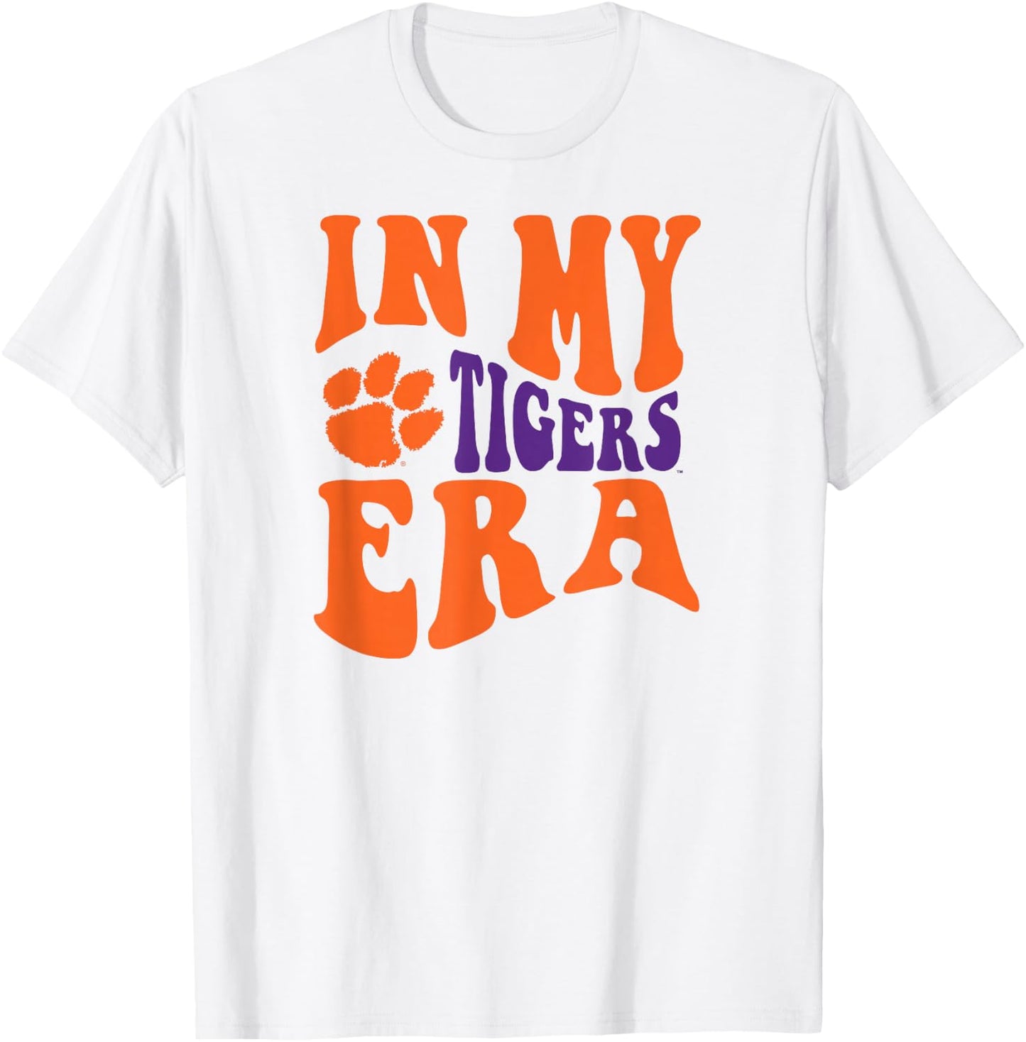 Clemson Tigers Era White Officially Licensed T-Shirt - T-Shirt | White