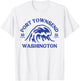 Port Townsend Washington Wave, Port Townsend T-Shirt - T-Shirt | White