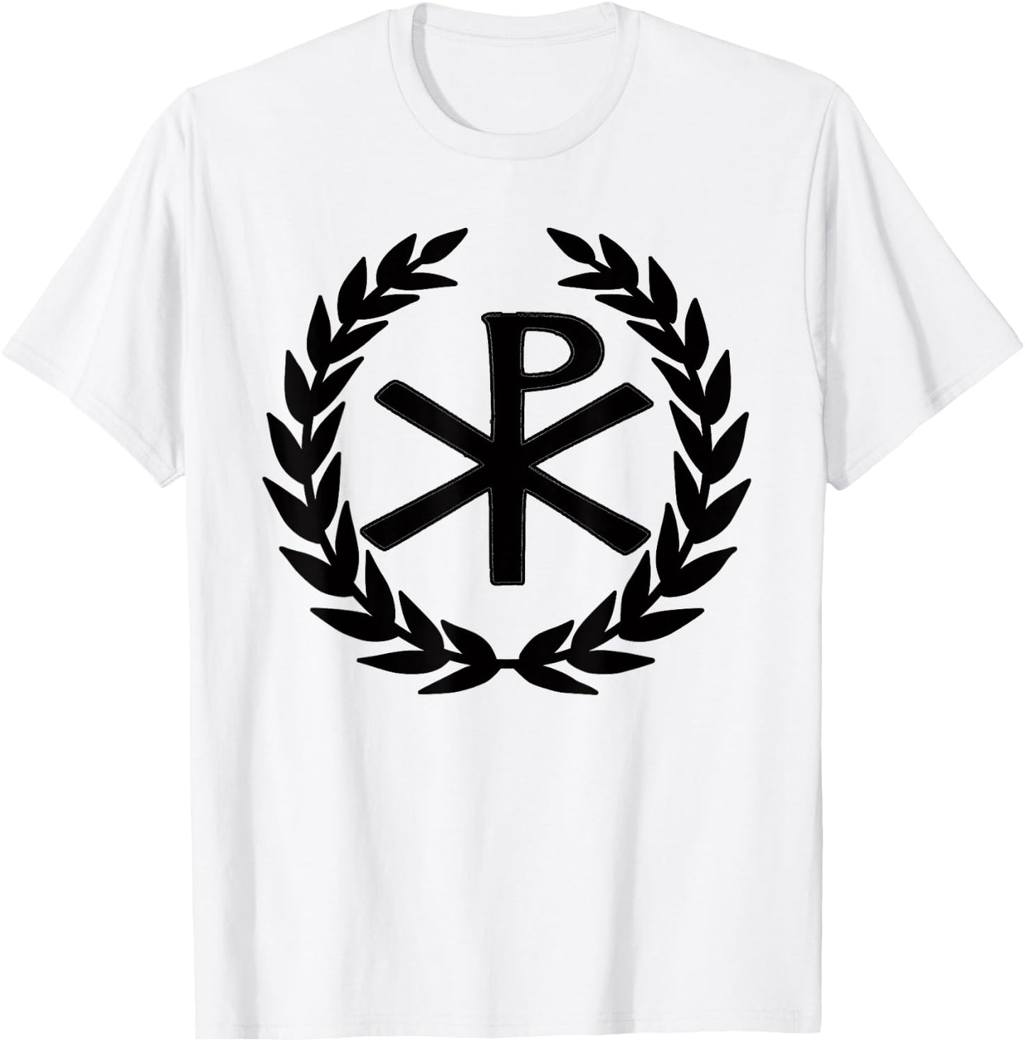 Roman Empire Chi Rho Symbol T-Shirt - T-Shirt | White