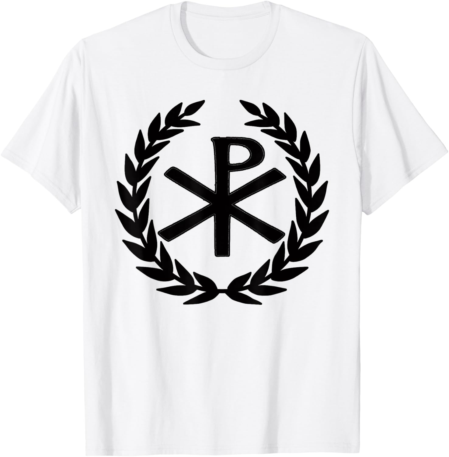 Roman Empire Chi Rho Symbol T-Shirt - T-Shirt | White