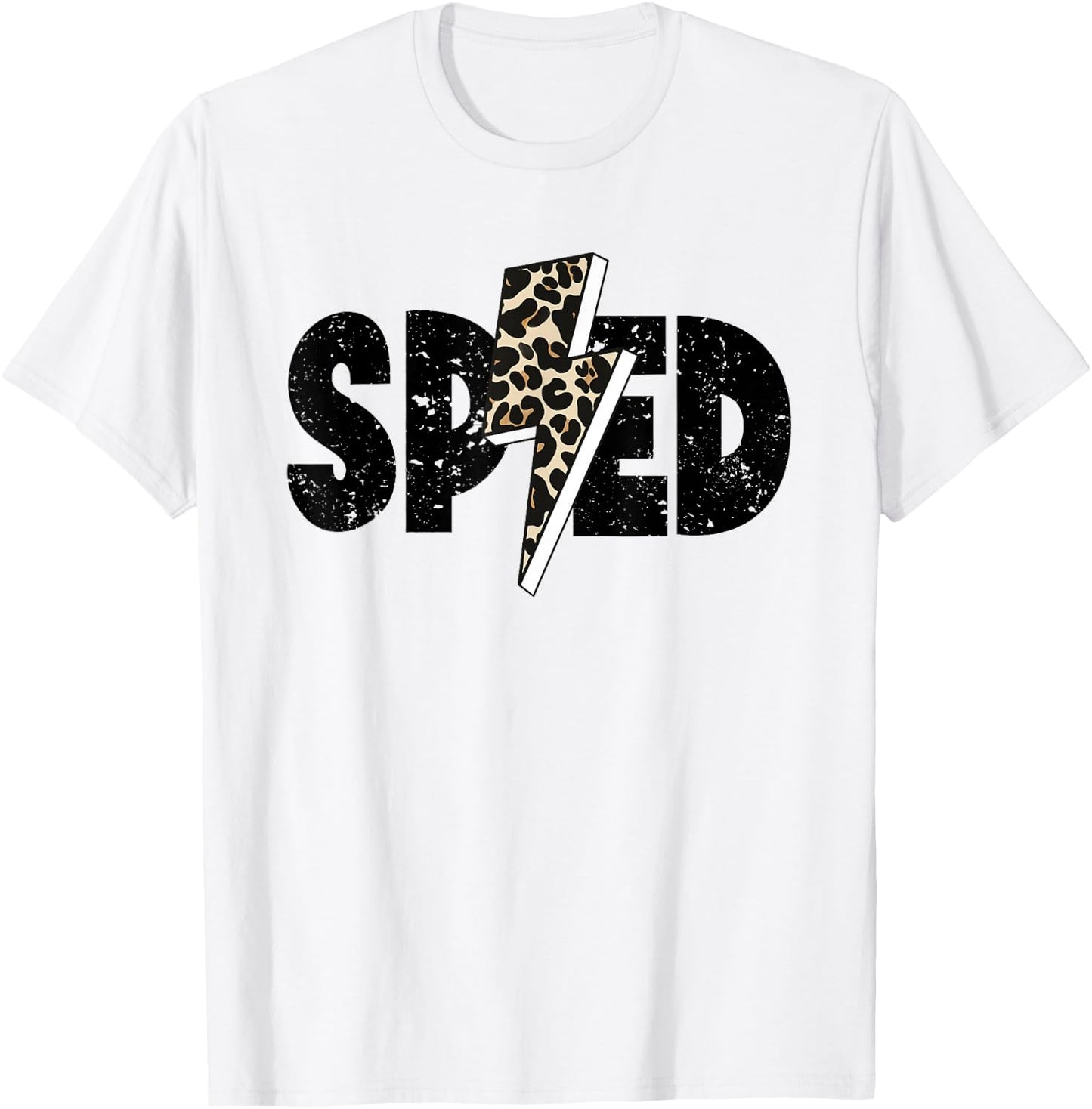 Leopard Sped Squad Special Ed Teacher Back To School 2023 T-Shirt - T-Shirt | White