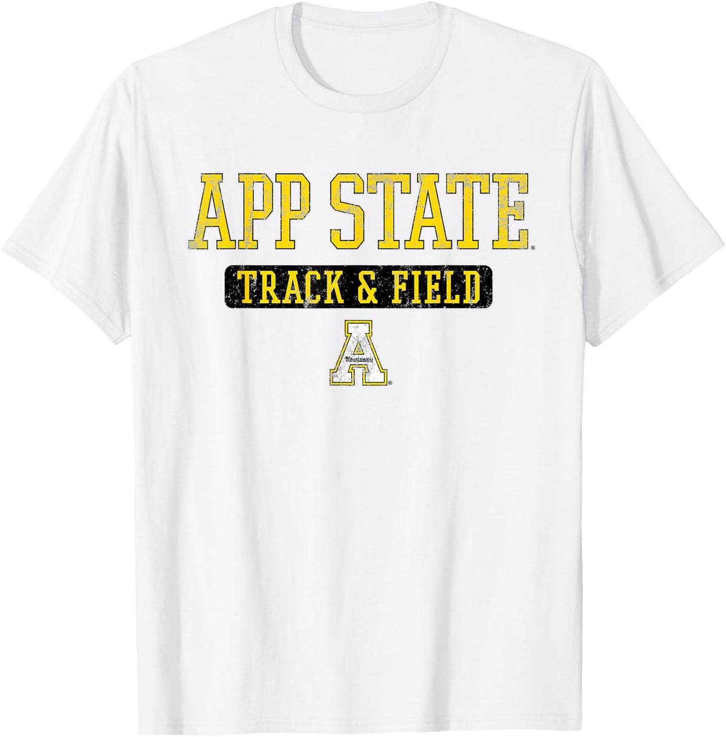 App State Vintage Team Track & Field - App State T-Shirt - T-Shirt | White