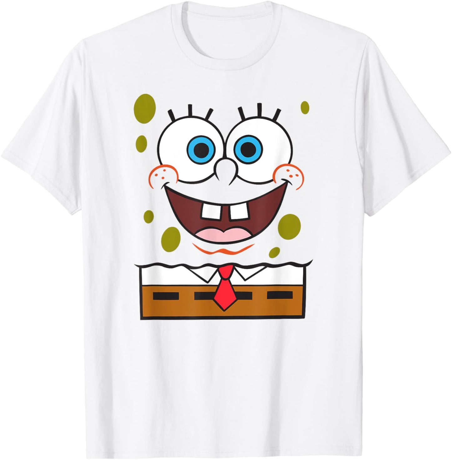 SpongeBob SquarePants Halloween Happy Big Face Costume T-Shirt - T-Shirt | White
