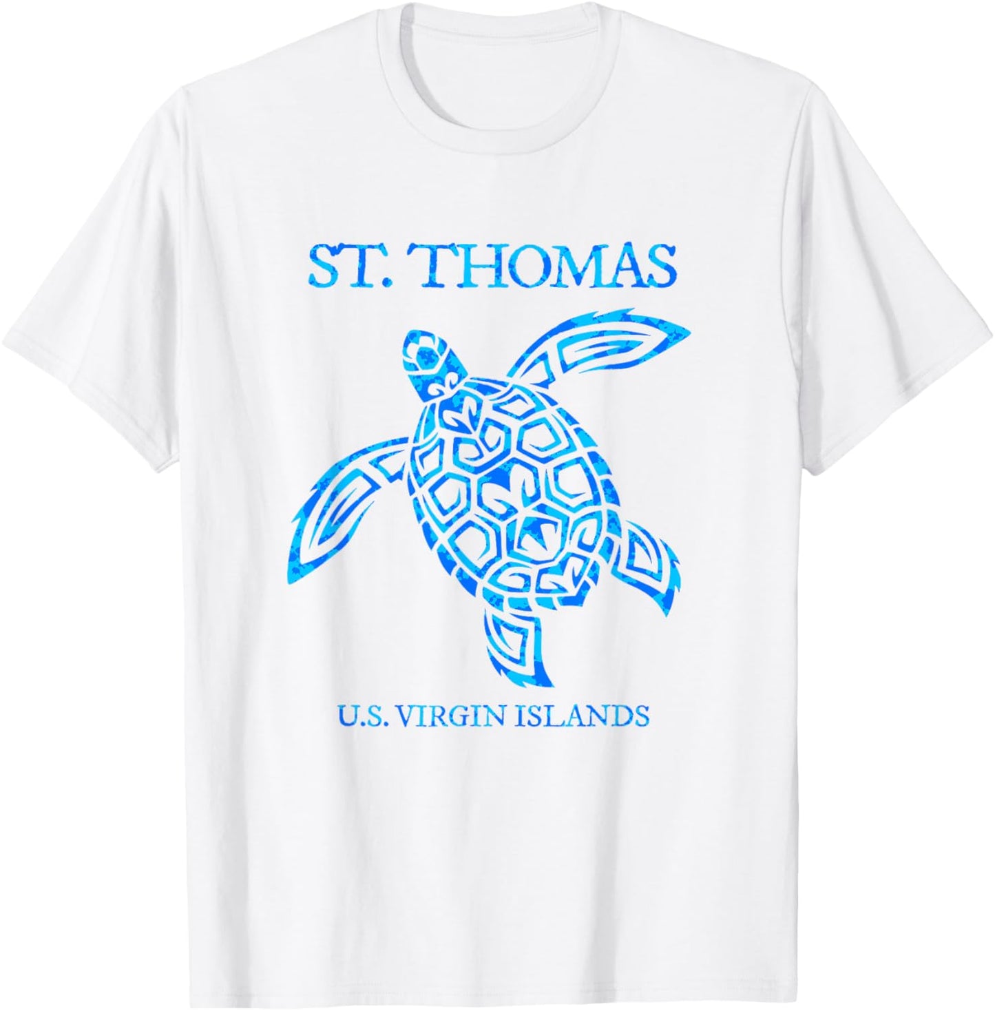 St Thomas Sea Turtles USVI Vacation Souvenir T-Shirt - T-Shirt | White