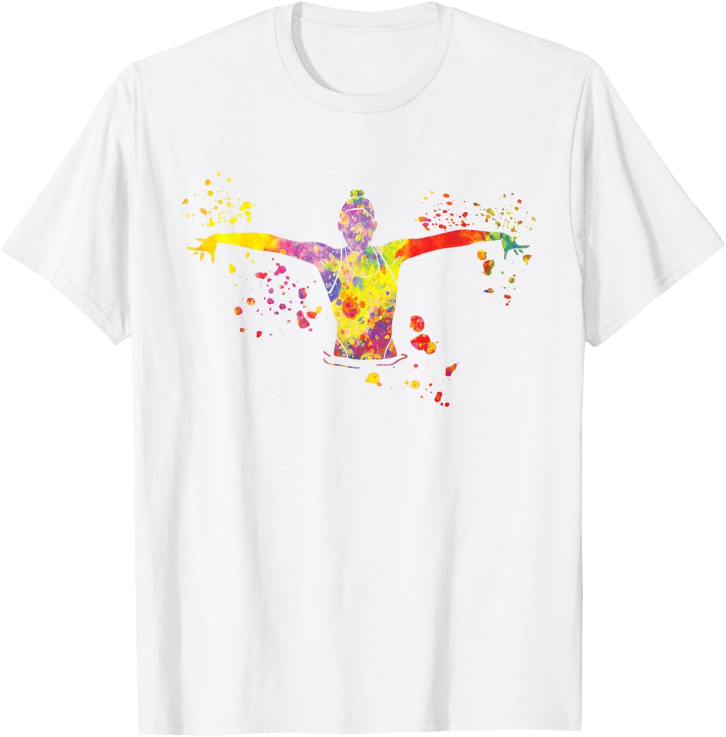 Colorsplash Team Artistic Swim , white, S T-Shirt - T-Shirt | White