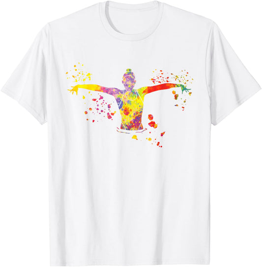 Colorsplash Team Artistic Swim , white, S T-Shirt - T-Shirt | White