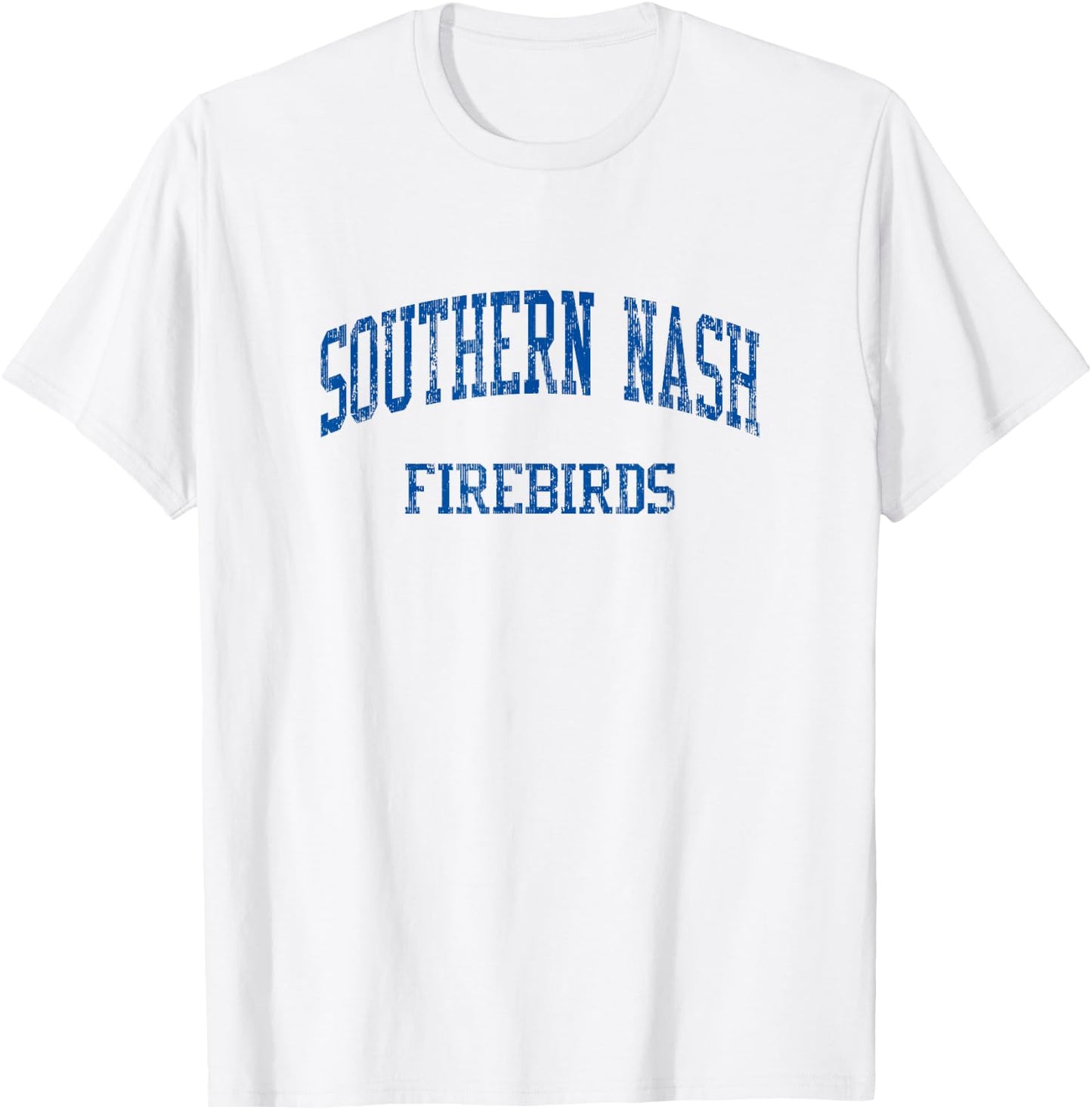 Southern Nash High School HS Bailey NC Vintage Sports T-Shirt - T-Shirt | White