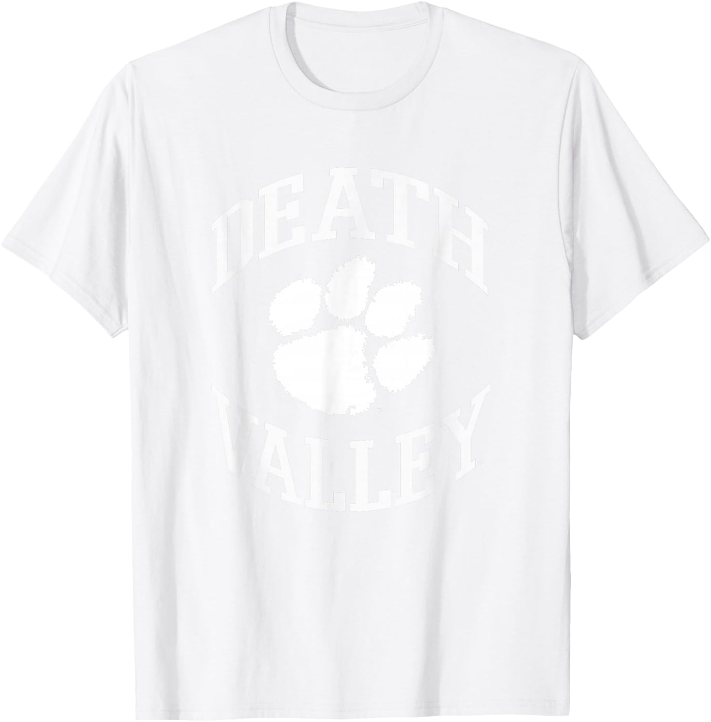 Clemson Tigers Death Valley Orange Officially Licensed T-Shirt - T-Shirt | White