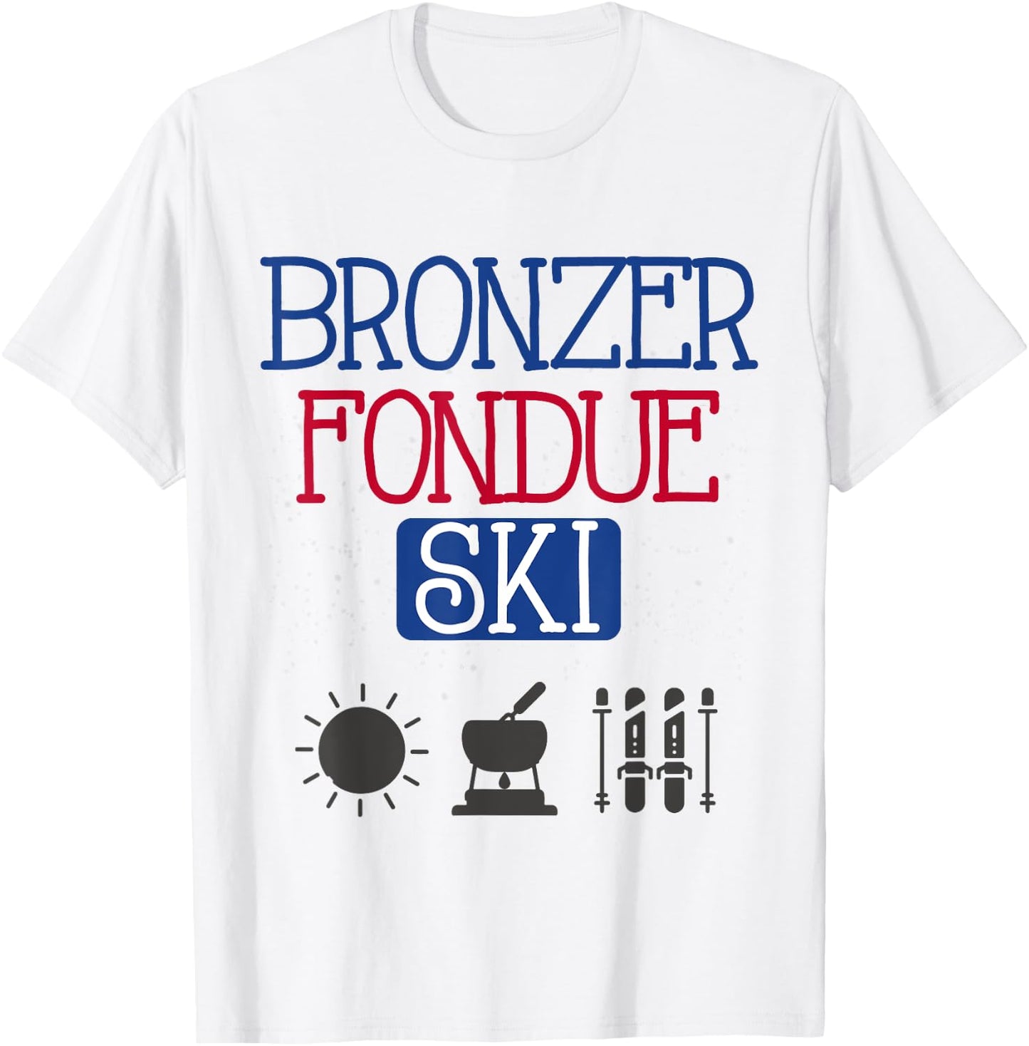 Humor Ski , white, S T-Shirt - T-Shirt | White
