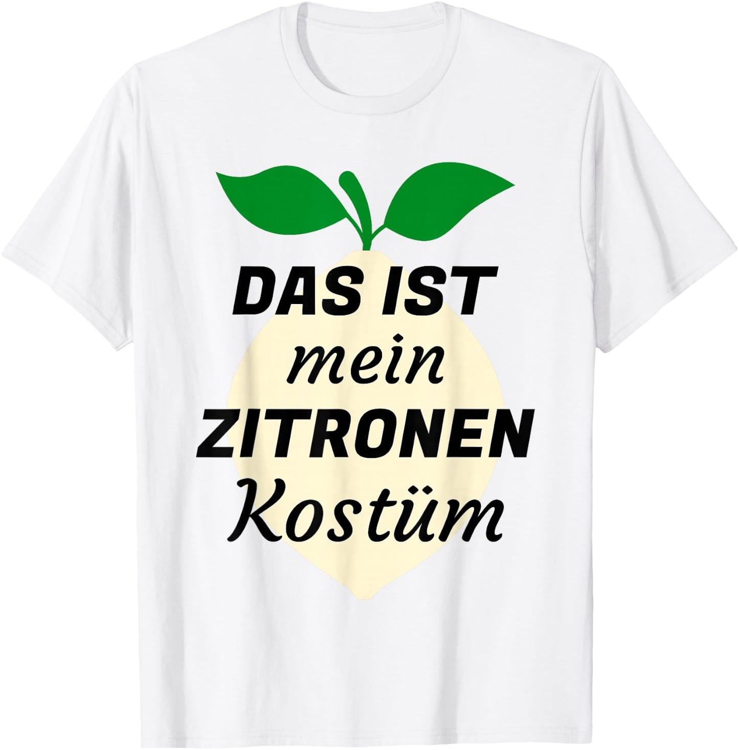 Lemon Costume Fruit Fruit Costume Carnival , yellow T-Shirt - T-Shirt | White