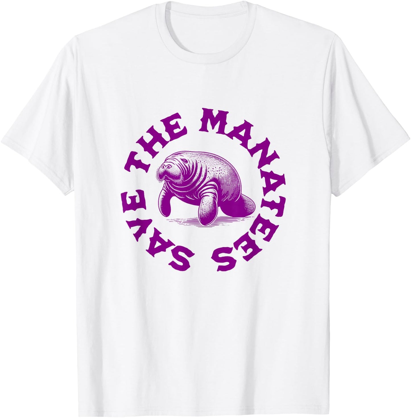 Save The Manatees T-Shirt - T-Shirt | White