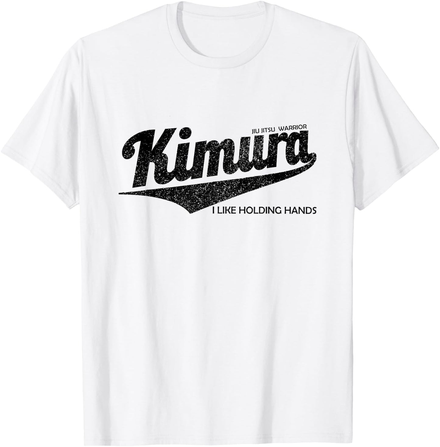 Kimura I Like Holding Hands , BJJ Jiu-Jitsu Brazilian T-Shirt - T-Shirt | White