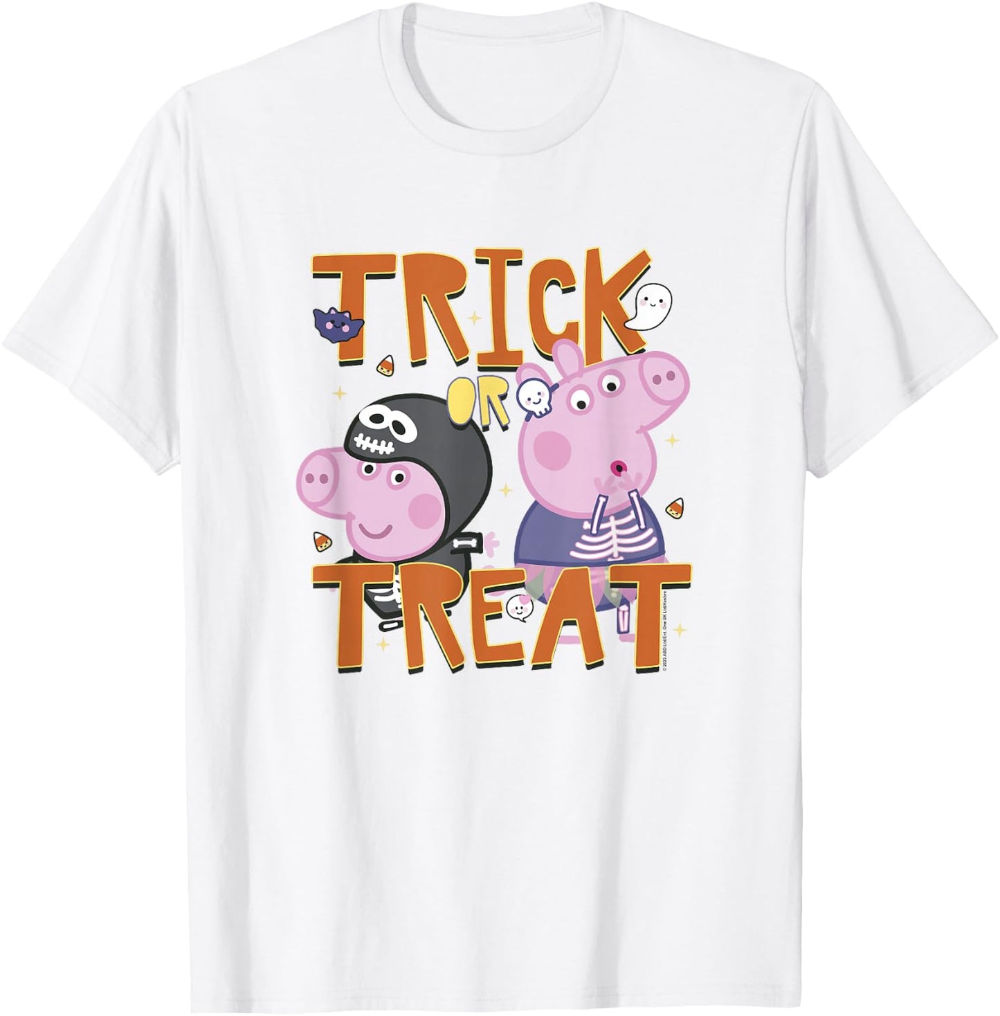 Peppa Pig Halloween Trick-or-Treat Spooky Costume Siblings T-Shirt - T-Shirt | White