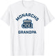 Old Dominion University ODU Monarchs Arched Grandpa T-Shirt - T-Shirt | White
