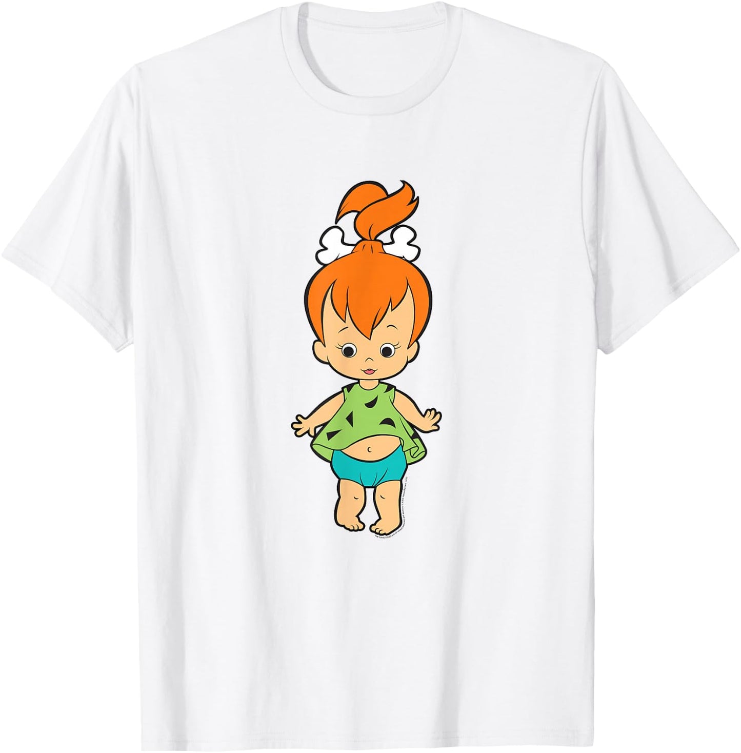 The Flintstones Pebbles Flintstone Big Solo Shot T-Shirt - T-Shirt | White
