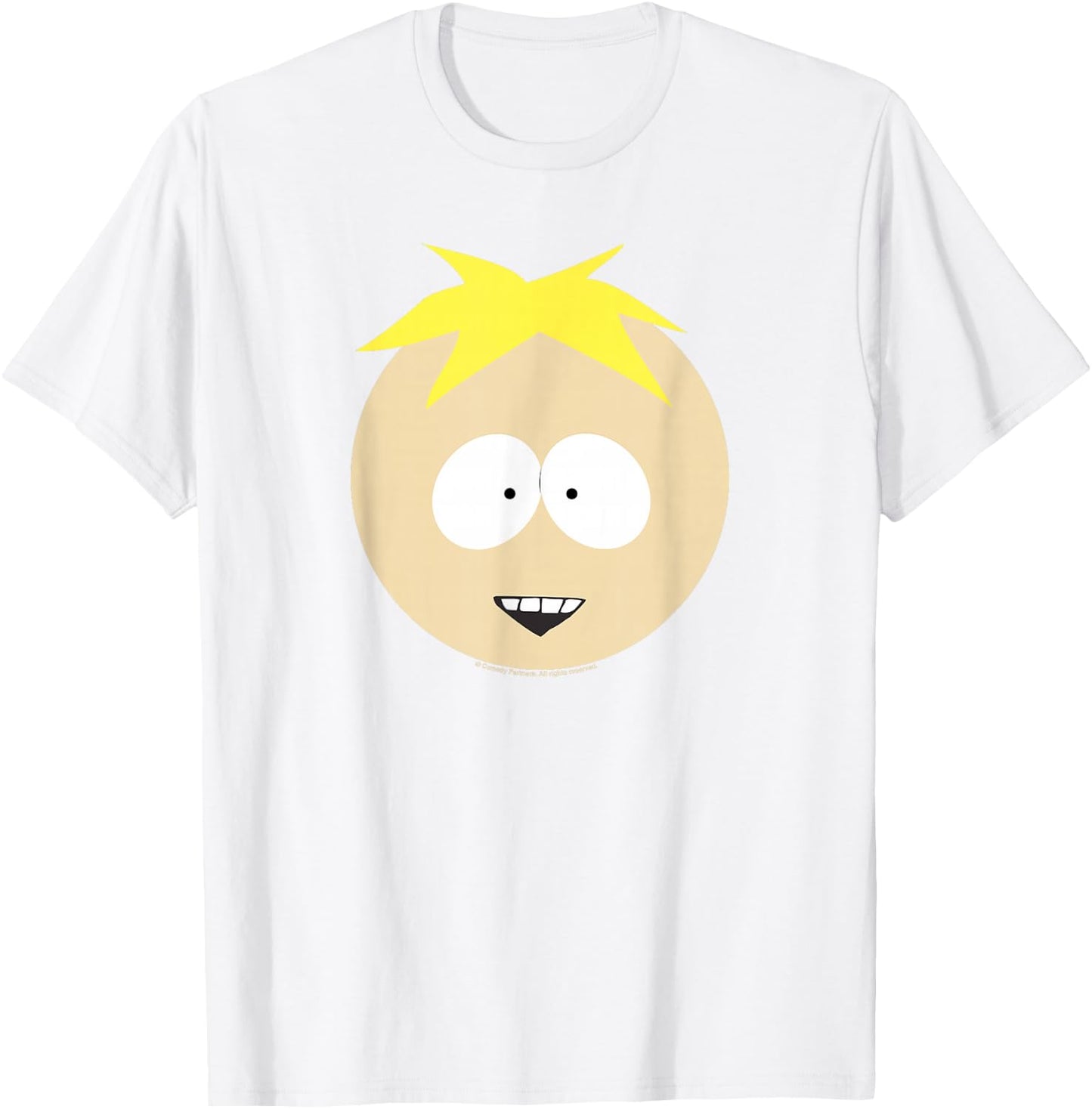South Park Butters Smile Face Halloween T-Shirt - T-Shirt | White