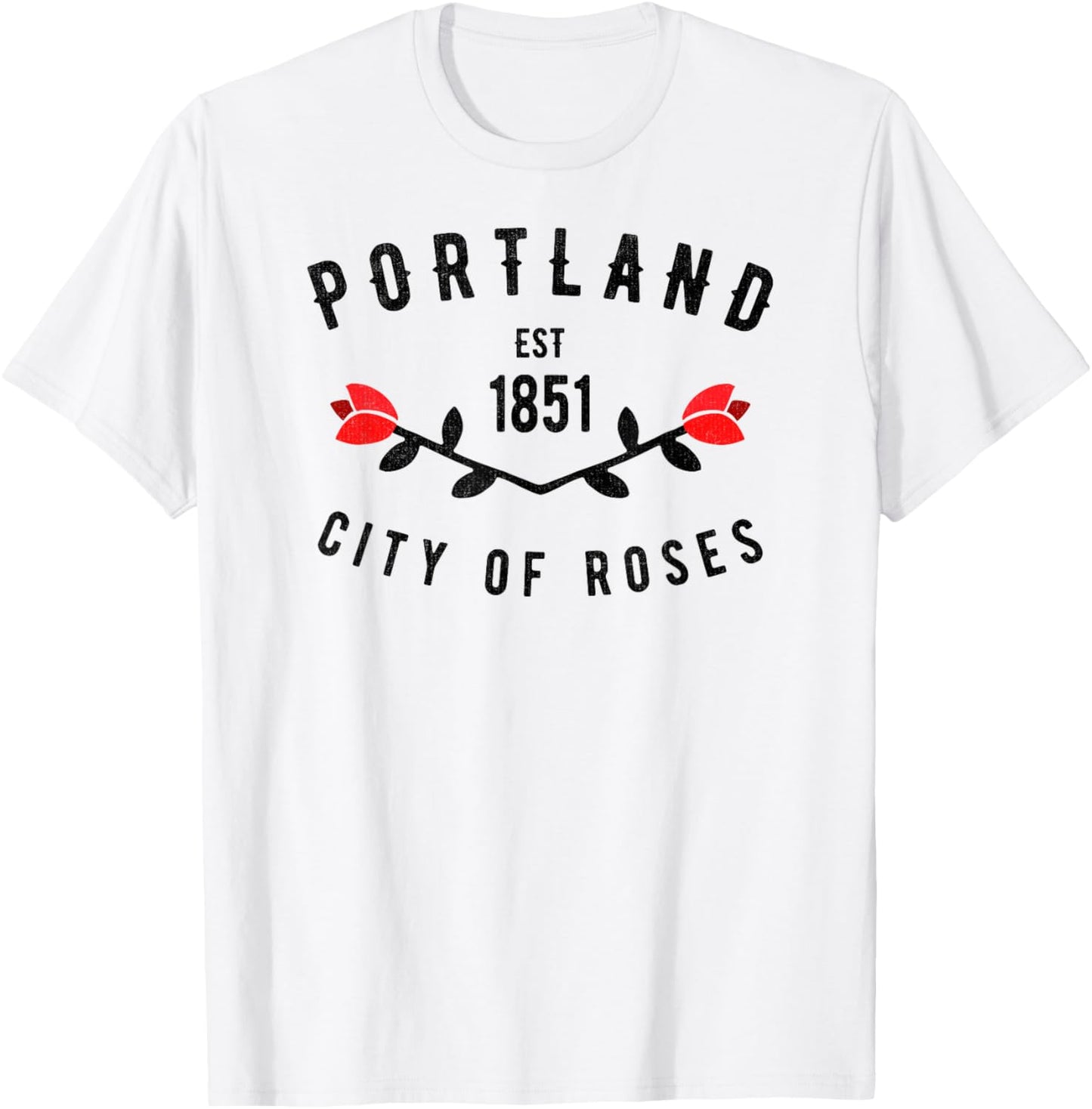 Portland City of Roses Oregon PDX Classic Vintage 503 Gift T-Shirt - T-Shirt | White