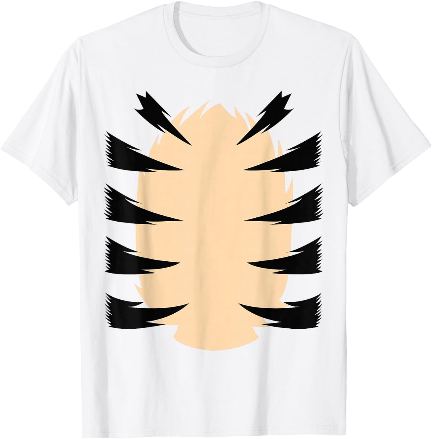 Lustige Tierkostüme Tiger Kostüm Karneval Fasching - Tiger Costume Adult Kids Animal Costume - Orange, S - Scoop Neck - Classic Cut, Double Stitched Hem T-Shirt - T-Shirt | White