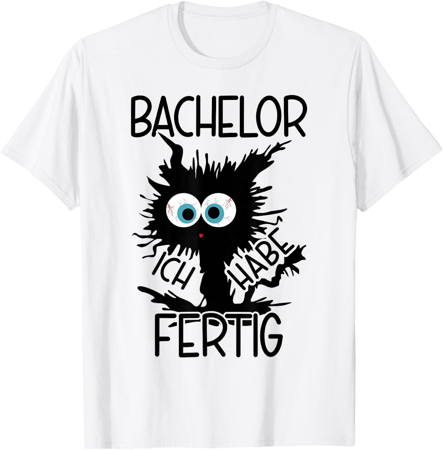 Bachelor Geschafft 2024 , White T-Shirt - T-Shirt | White