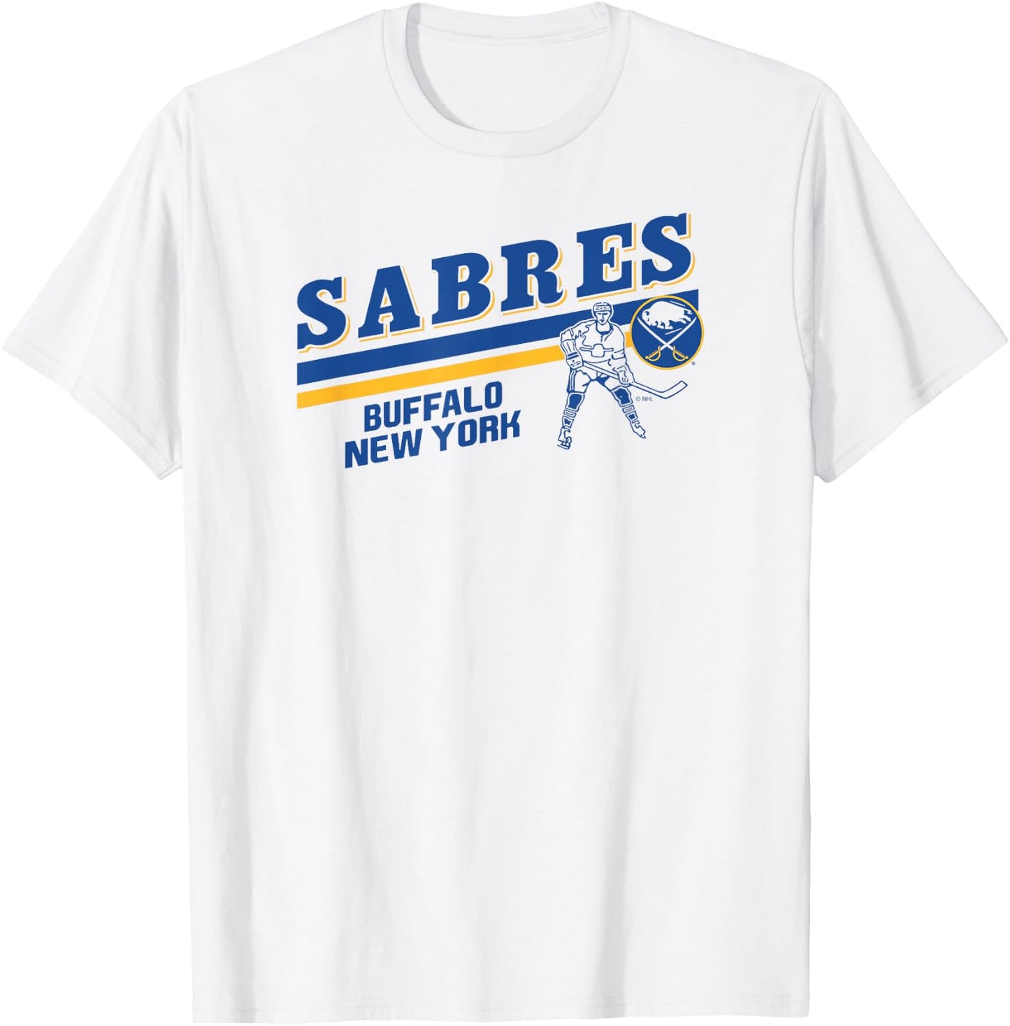 Buffalo Sabres Player White Officially Licensed T-Shirt - T-Shirt | White