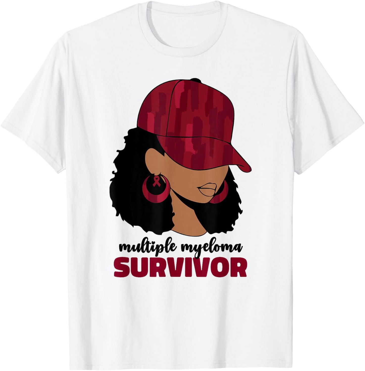 Multiple Myeloma Survivor Multiple Myeloma Cancer T-Shirt - T-Shirt | White