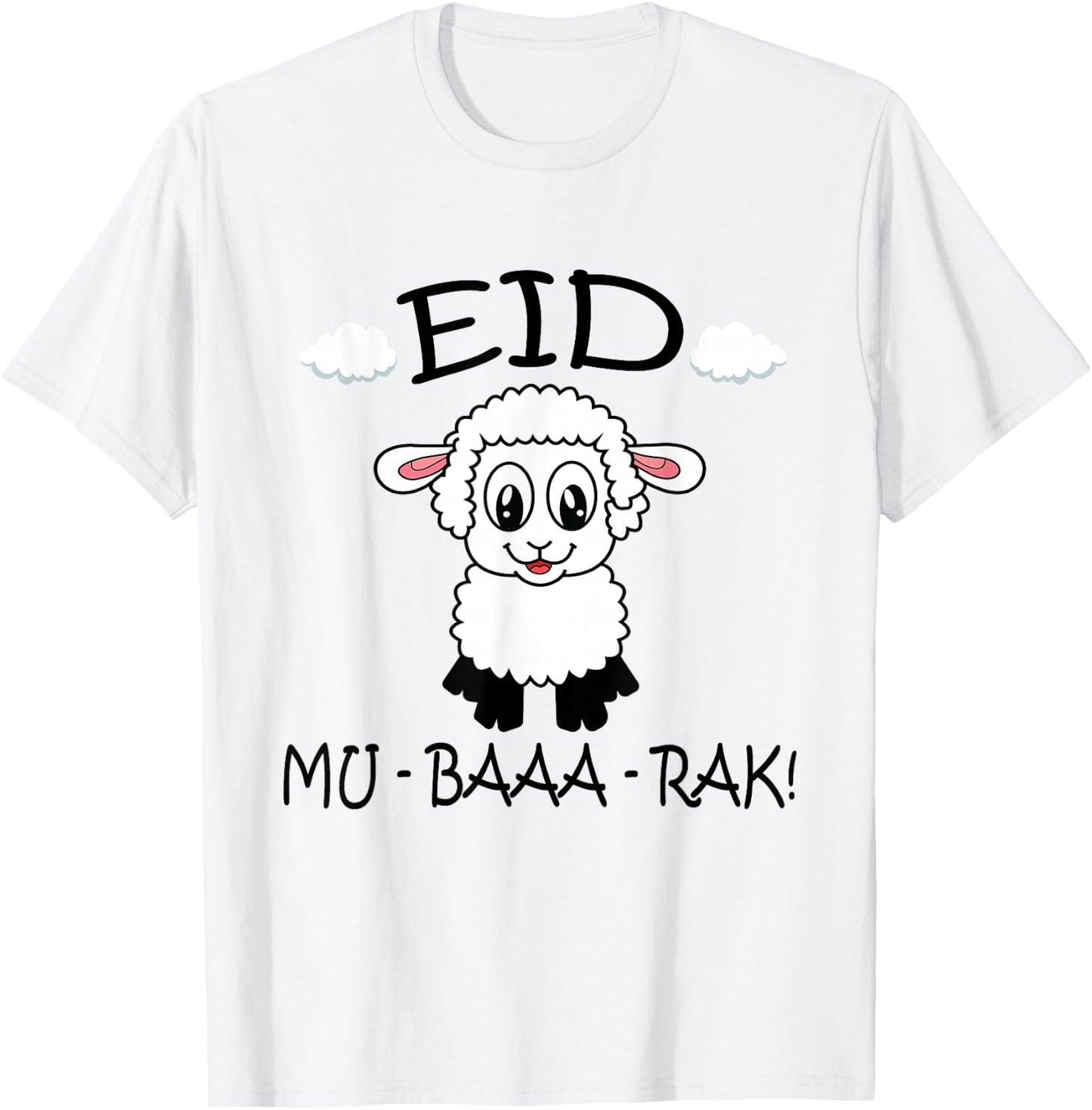 Eid Al-Adha Eid Mubarak Happy Eid Day Muslim eid 2025 kids T-Shirt - T-Shirt | White