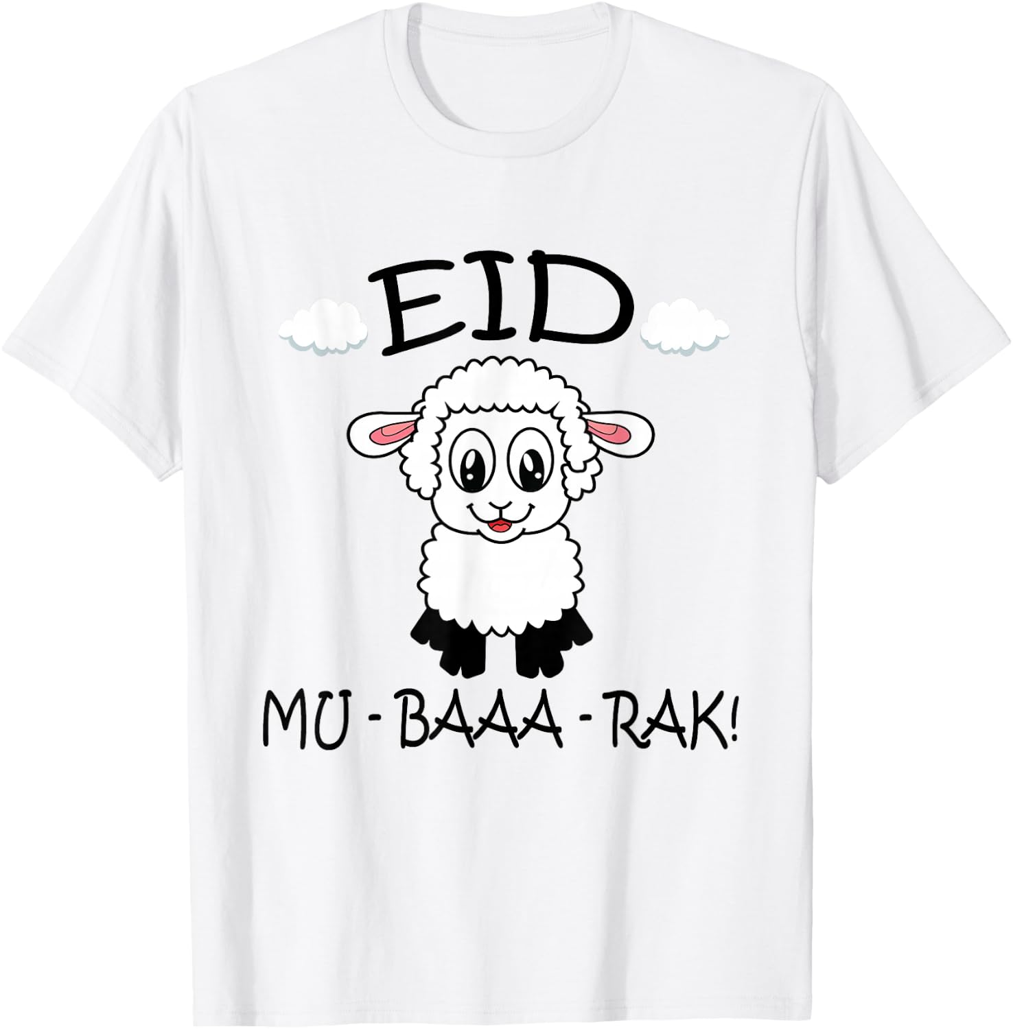 Eid Al-Adha Eid Mubarak Happy Eid Day Muslim eid 2025 kids T-Shirt - T-Shirt | White