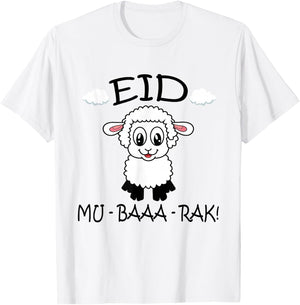 Eid Al-Adha Eid Mubarak Happy Eid Day Muslim eid 2025 kids T-Shirt - T-Shirt | White