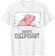 Favorite Sleepshirt, Napping Pig, Piglet & Piggy Pajama T-Shirt - T-Shirt | White