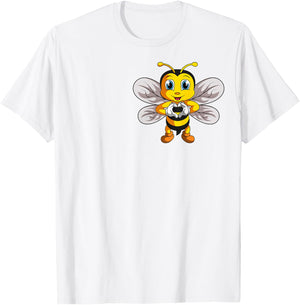 Bee Bumble Bee Kids Girls Boys T-Shirt - T-Shirt | White