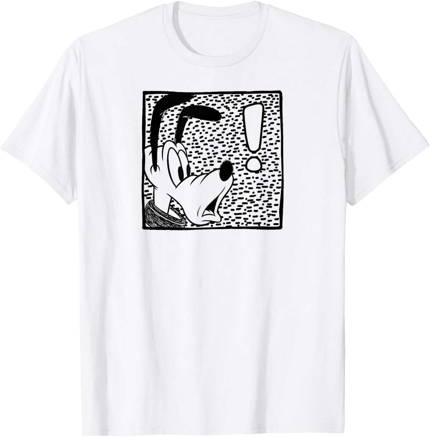 Pluto - Shocked Character Box T-Shirt - T-Shirt | White