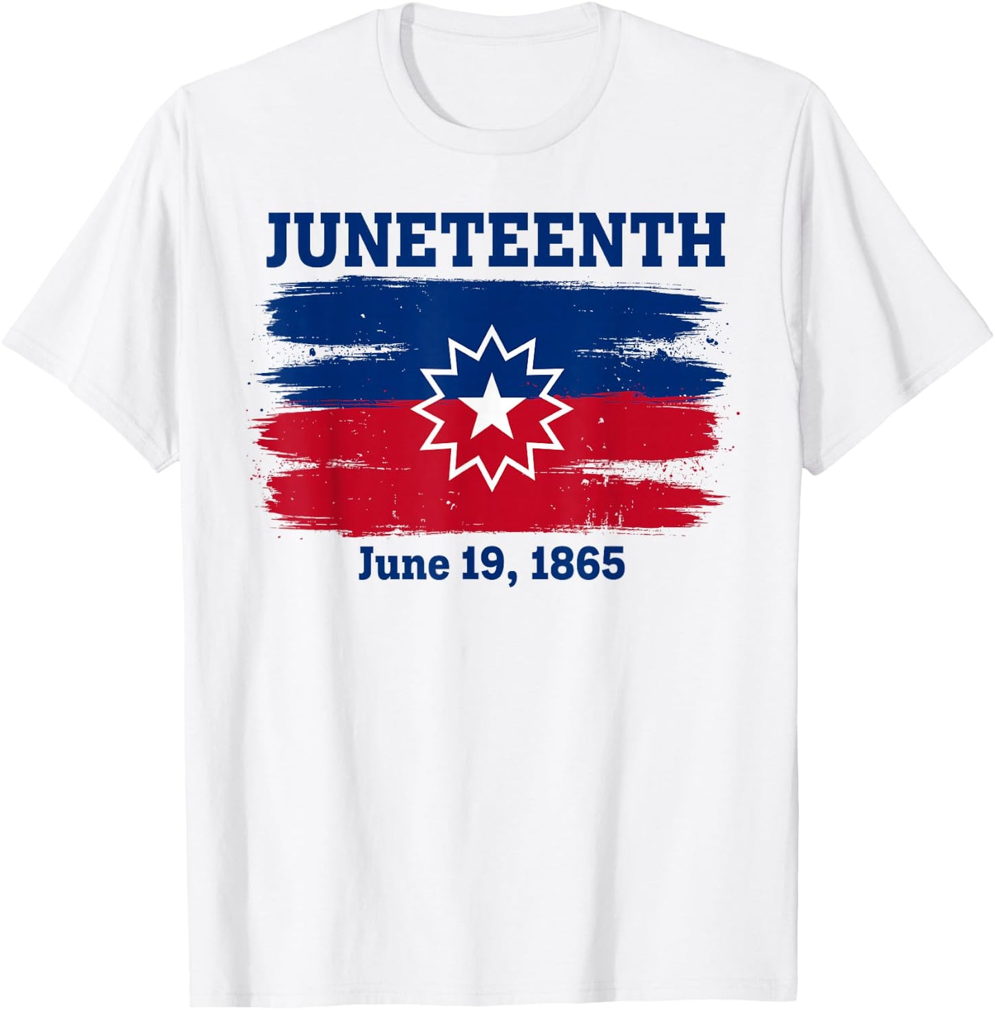 Juneteenth Flag Red White Blue Meaning Black History Freedom T-Shirt - T-Shirt | White