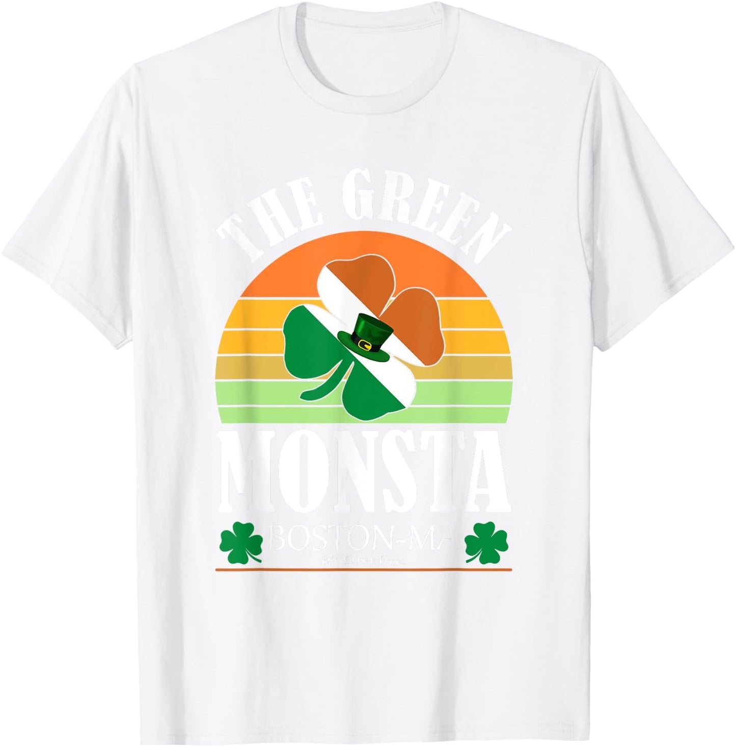 The Green Monsta Boston St. Patrick's Day Matching Group T-Shirt - T-Shirt | White