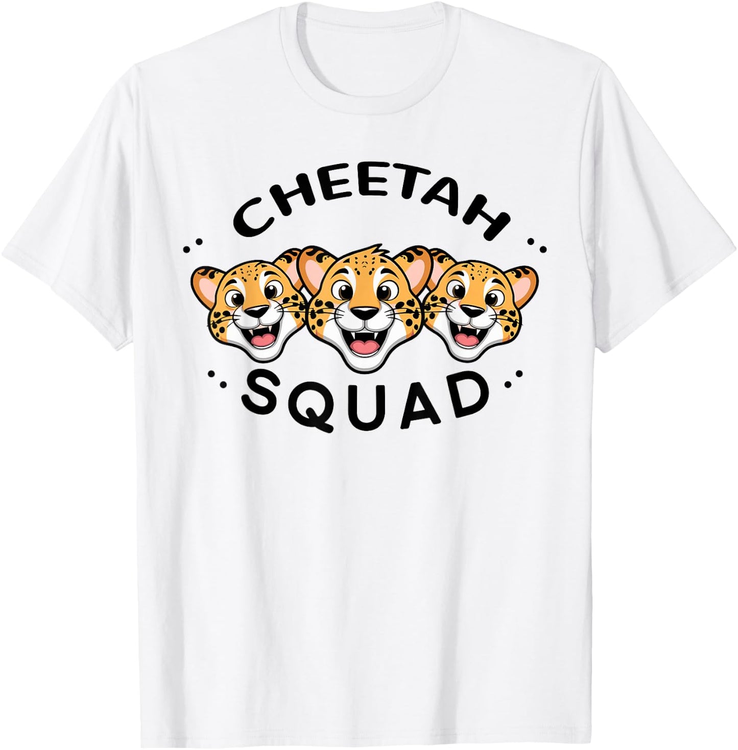 Cheetah Squad Stuff for Cheetah Lover Design | Kids Cheetah T-Shirt - T-Shirt | White