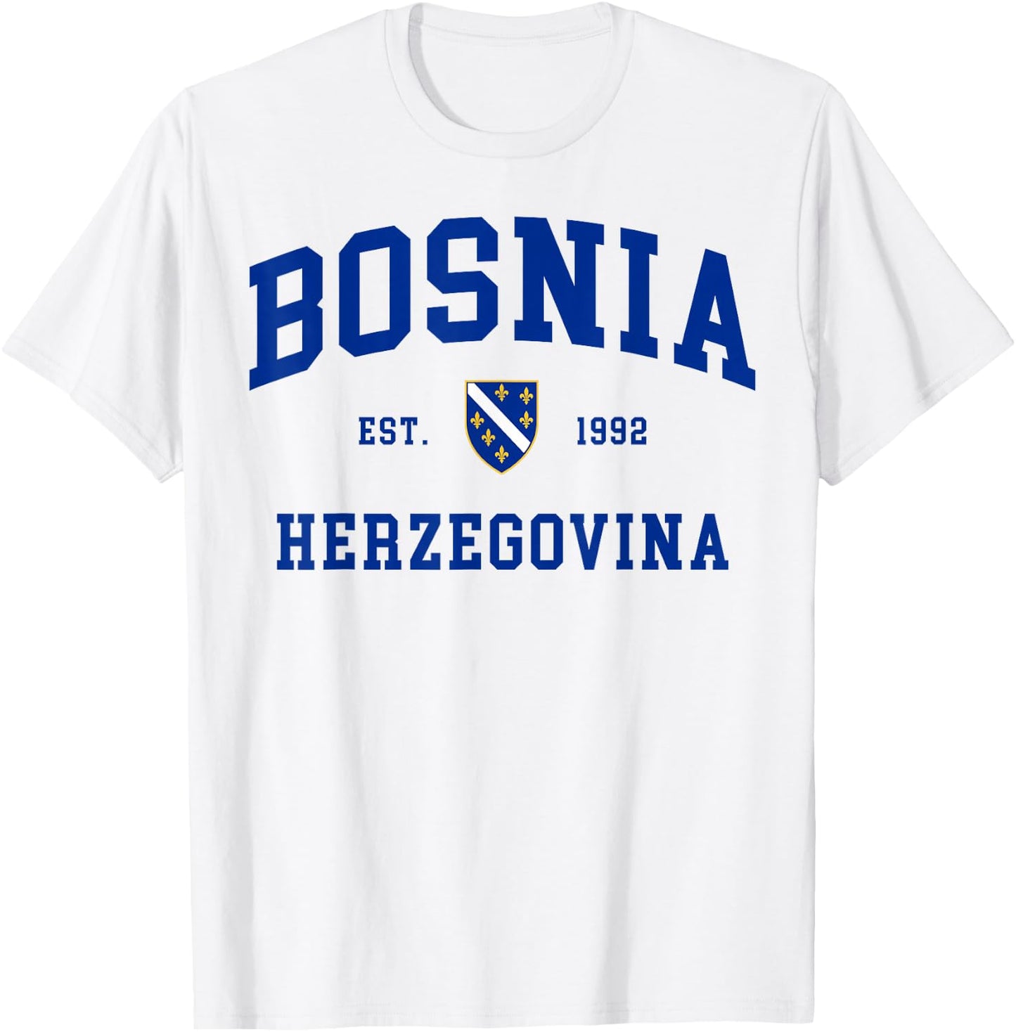 Bosnia Gift Flag Bosnia Vintage Herzegovina Sarajevo T-Shirt - T-Shirt | White