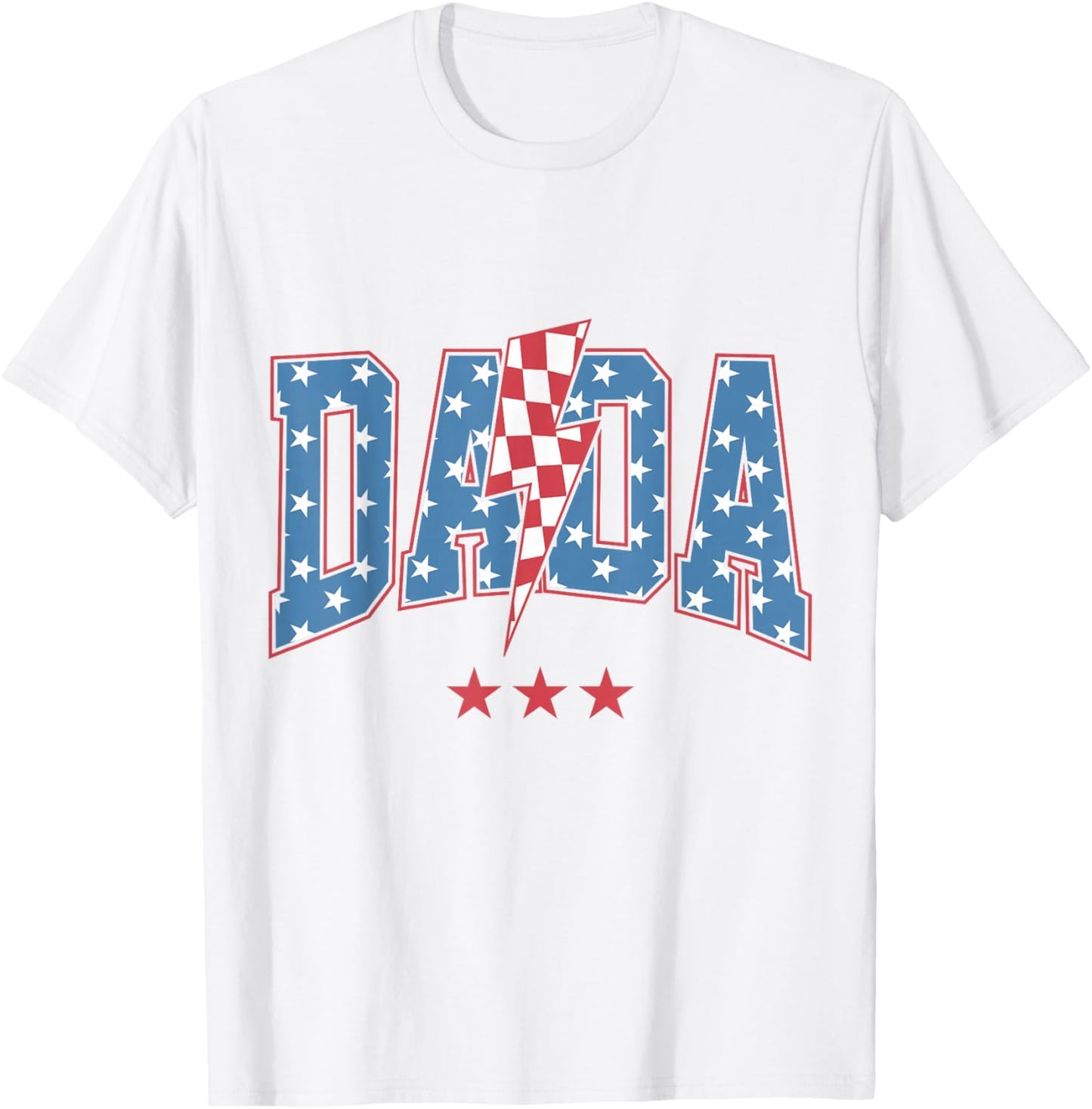 Mama Dada Mini 4th of July American Family Matching T-Shirt - T-Shirt | White