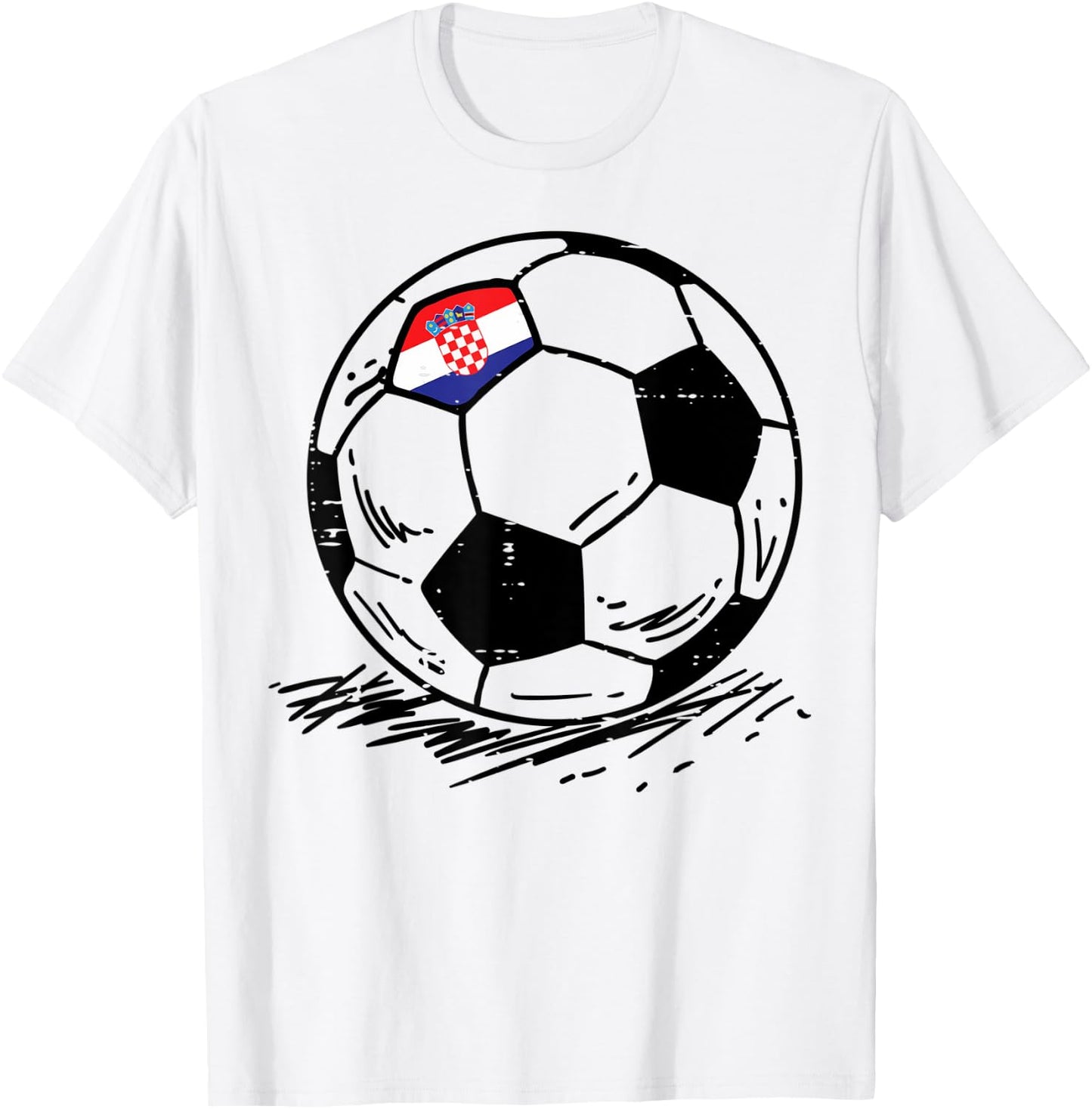 Croatia Flag Croatian Soccer Football Fan Men Women Kids T-Shirt - T-Shirt | White