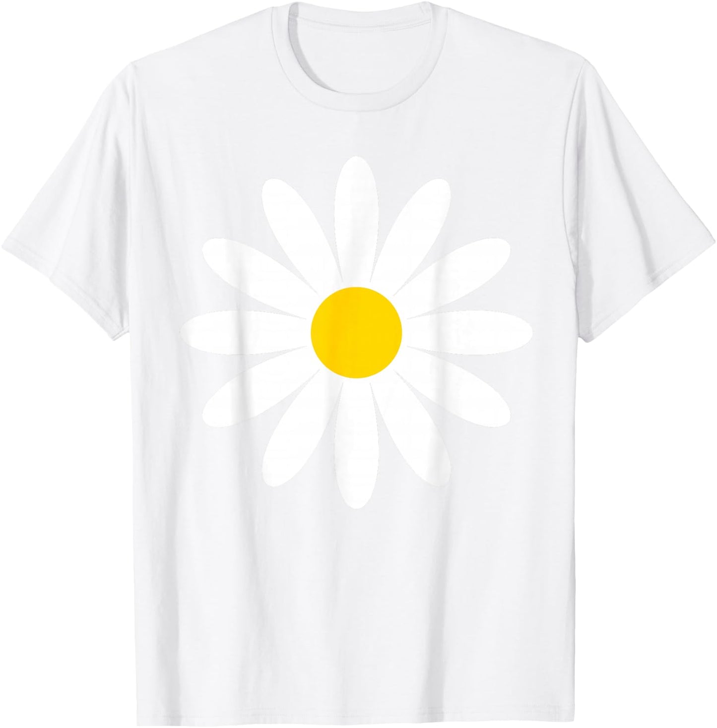 Daisy Costume Flower Costume Flowers Natural , Green T-Shirt - T-Shirt | White