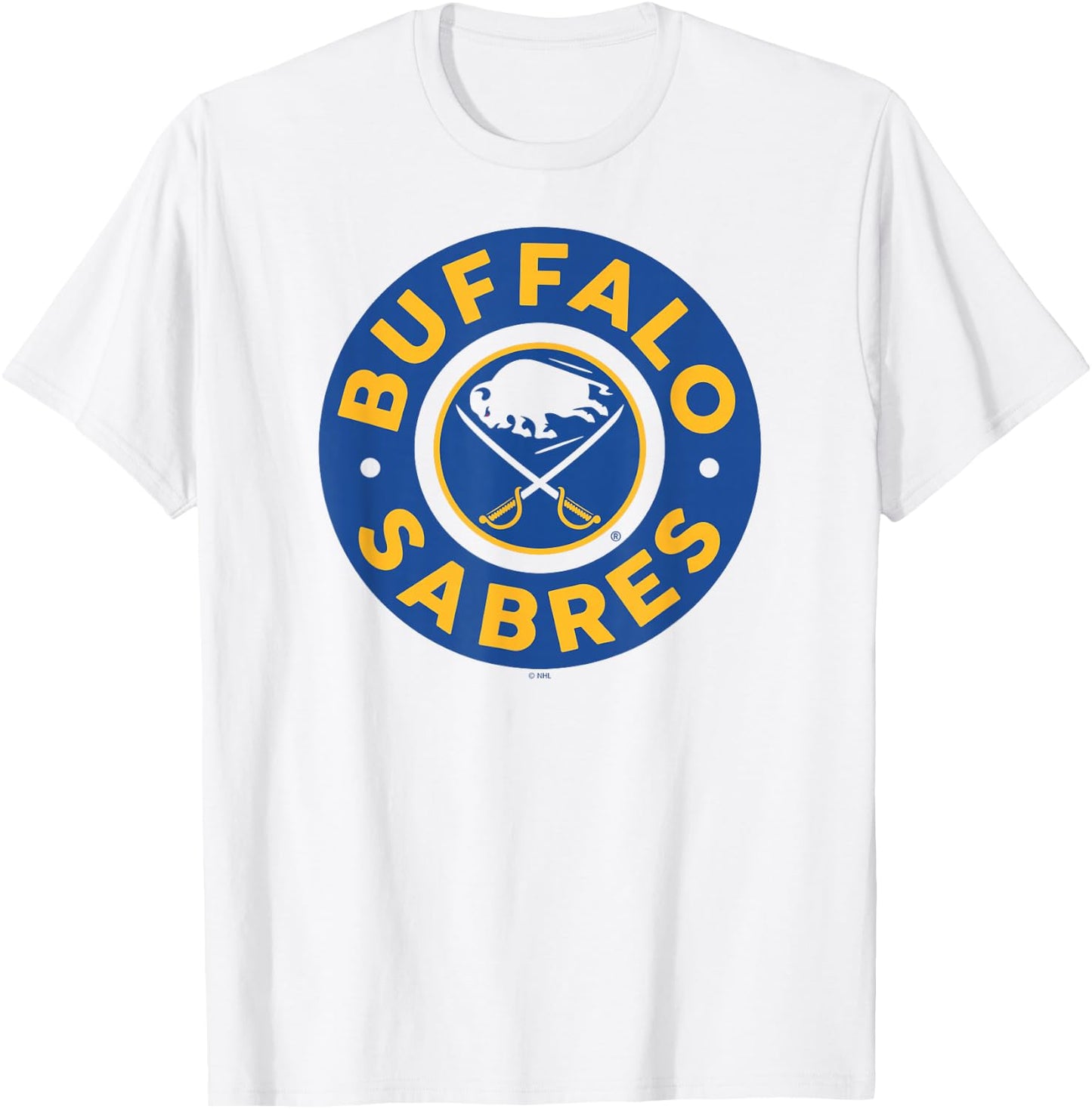 Buffalo Sabres Symbol White Officially Licensed T-Shirt - T-Shirt | White