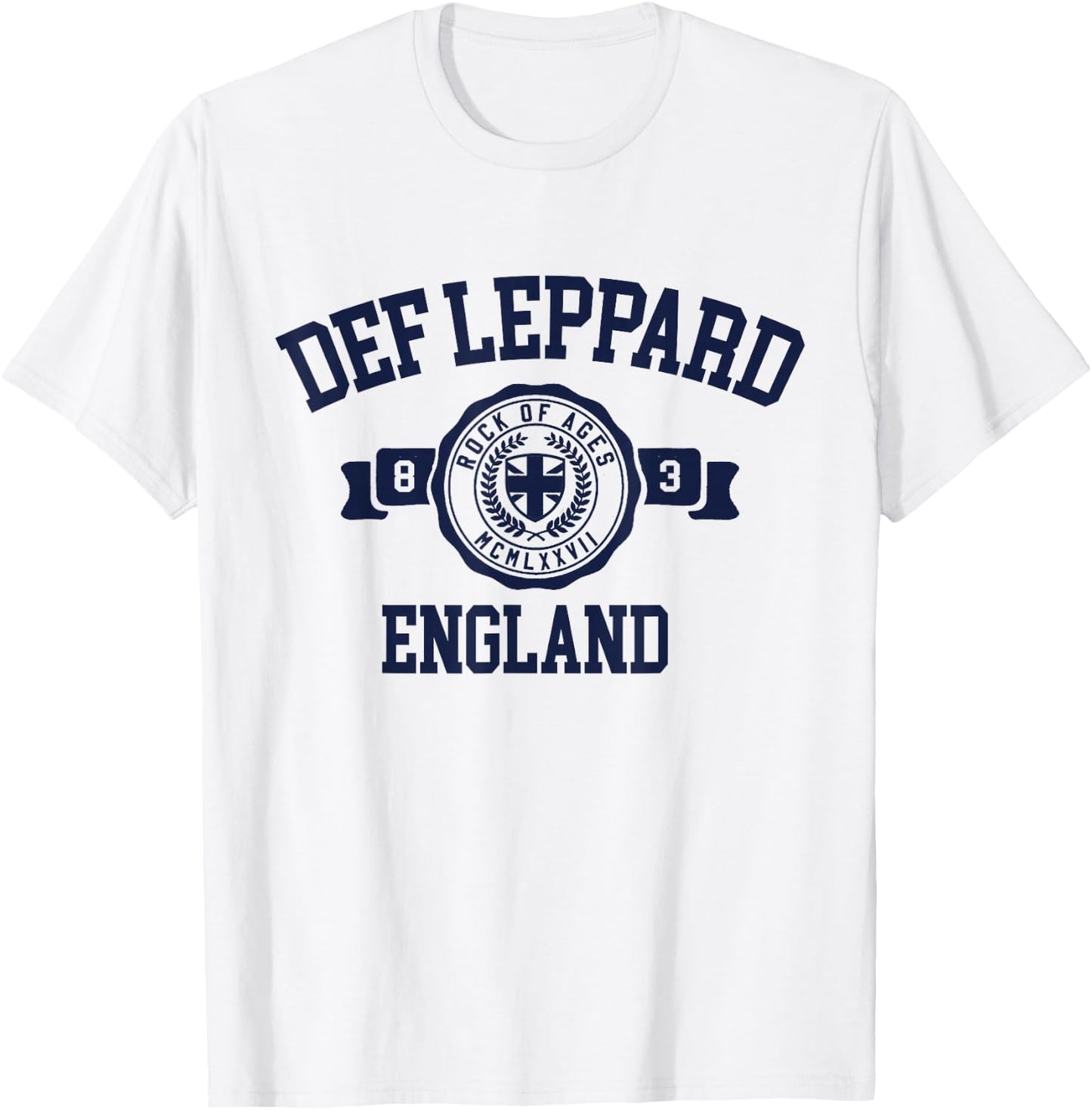 Official University Def Leppard T-Shirt - T-Shirt | White