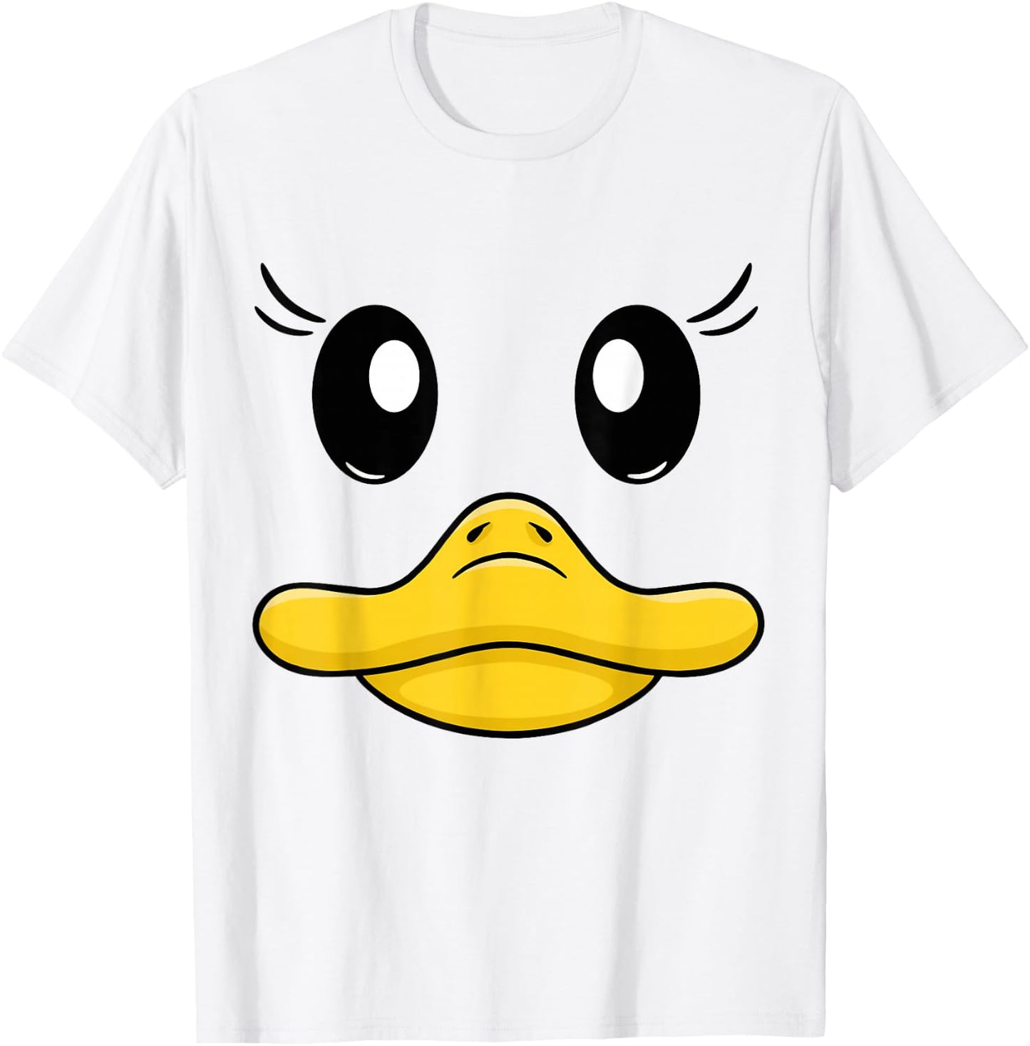 Duck costume goose duck face duck beak funny animal costume T-Shirt - T-Shirt | White