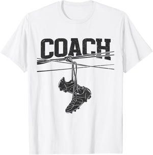 Super Football Coach, Football Coach Jersey Coach Football T-Shirt - T-Shirt | White