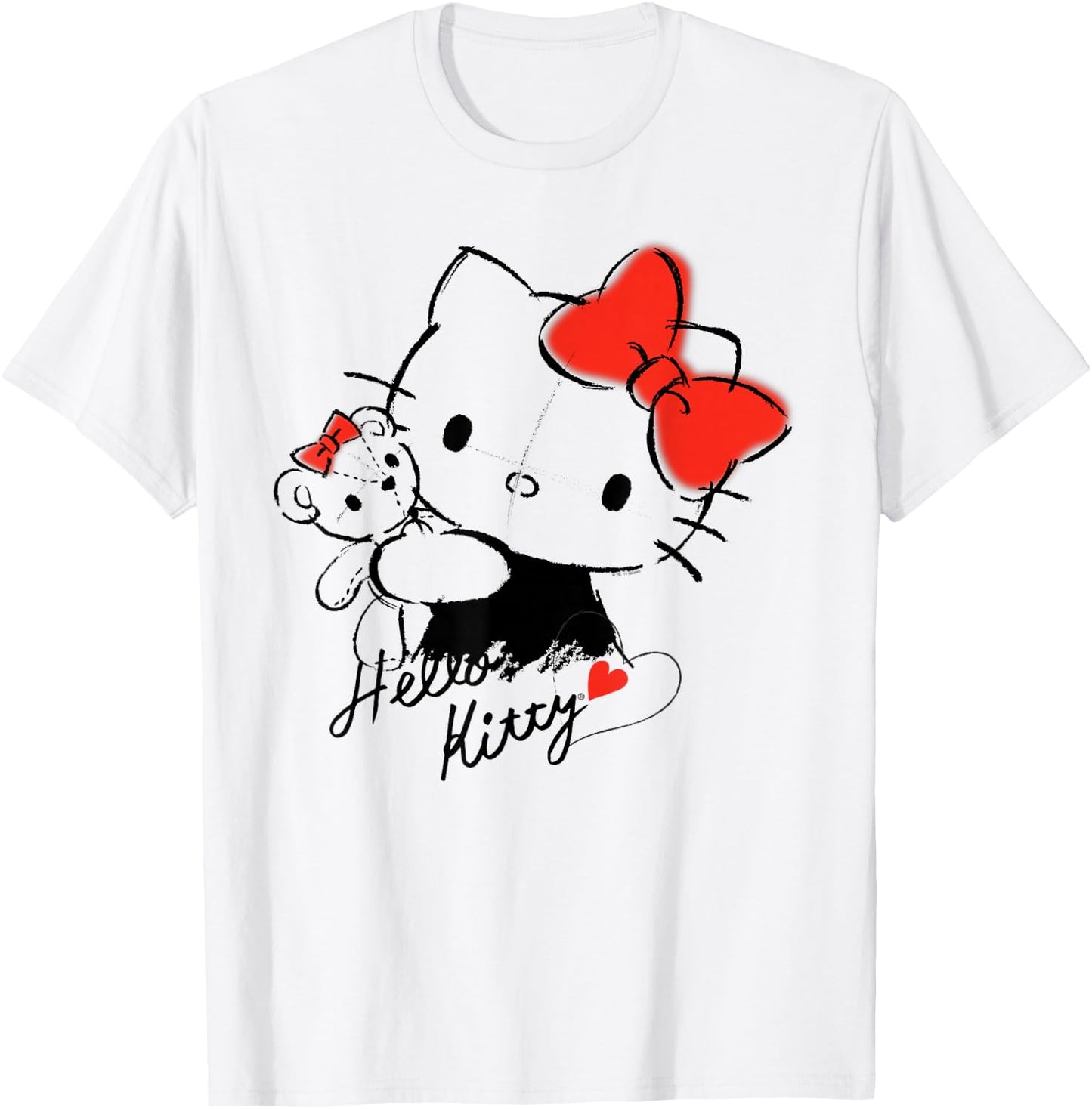 Hello Kitty and Tiny Chum T-Shirt - T-Shirt | White