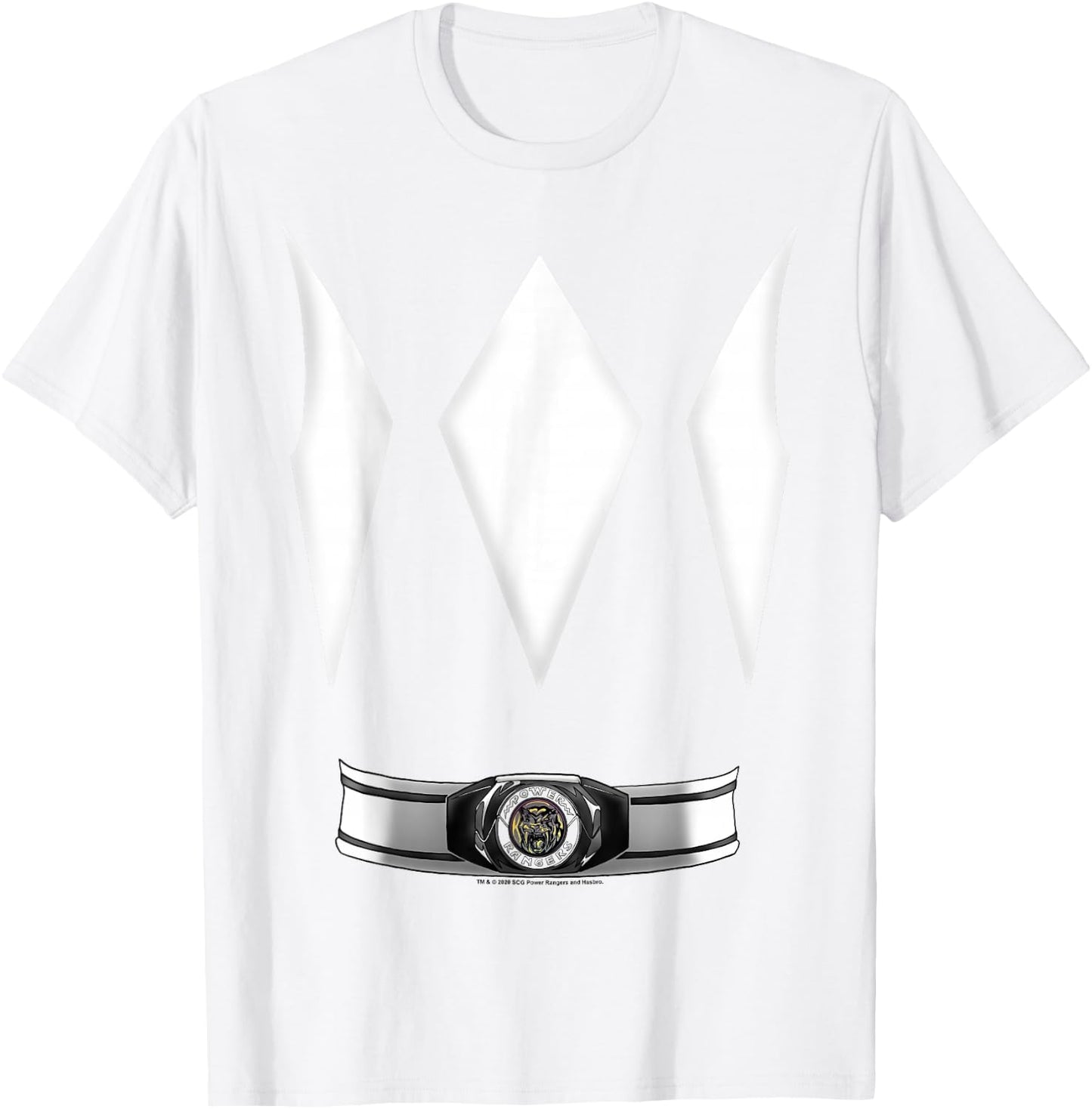 Power Rangers Halloween Yellow Ranger Costume T-Shirt - T-Shirt | White