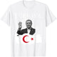 Recep Tayyip Erdogan Turkish Red Flag T-Shirt - T-Shirt | White
