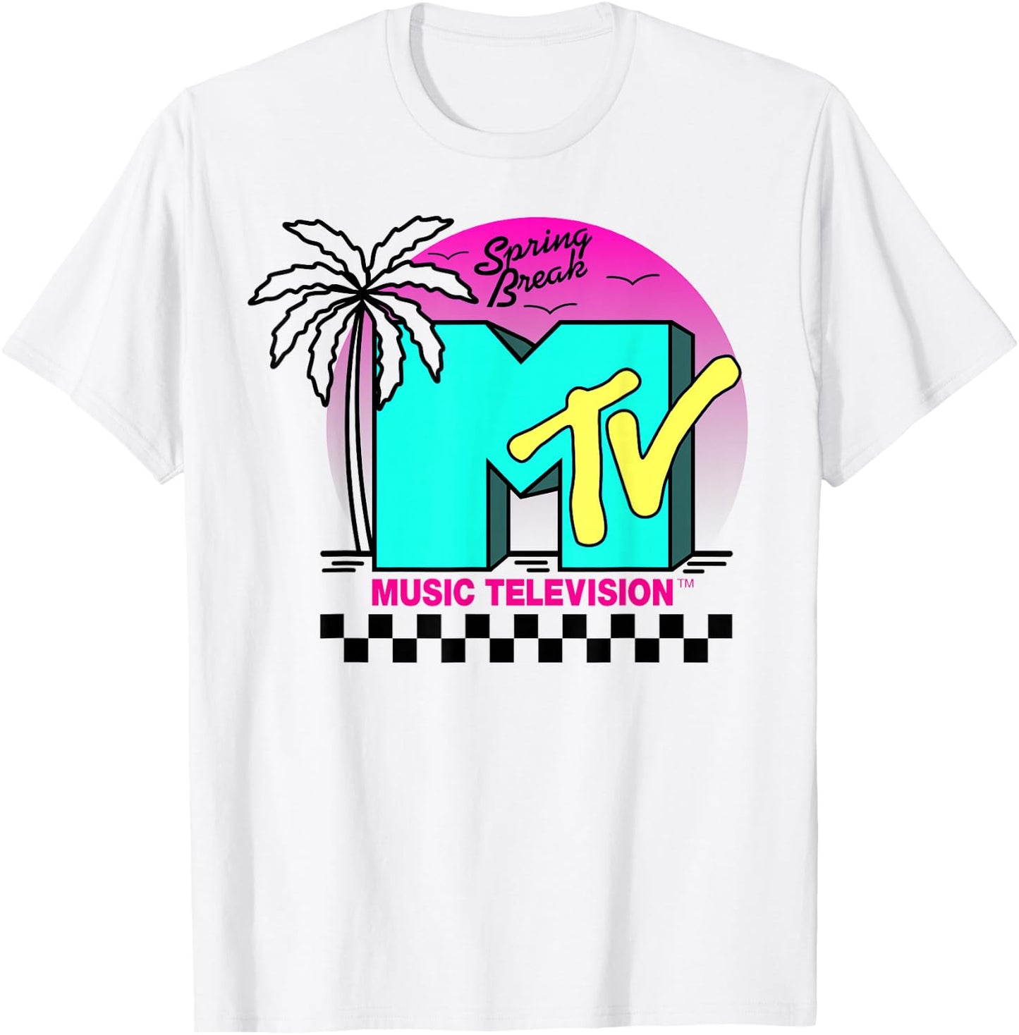MTV - Spring Break Beach T-Shirt - T-Shirt | White