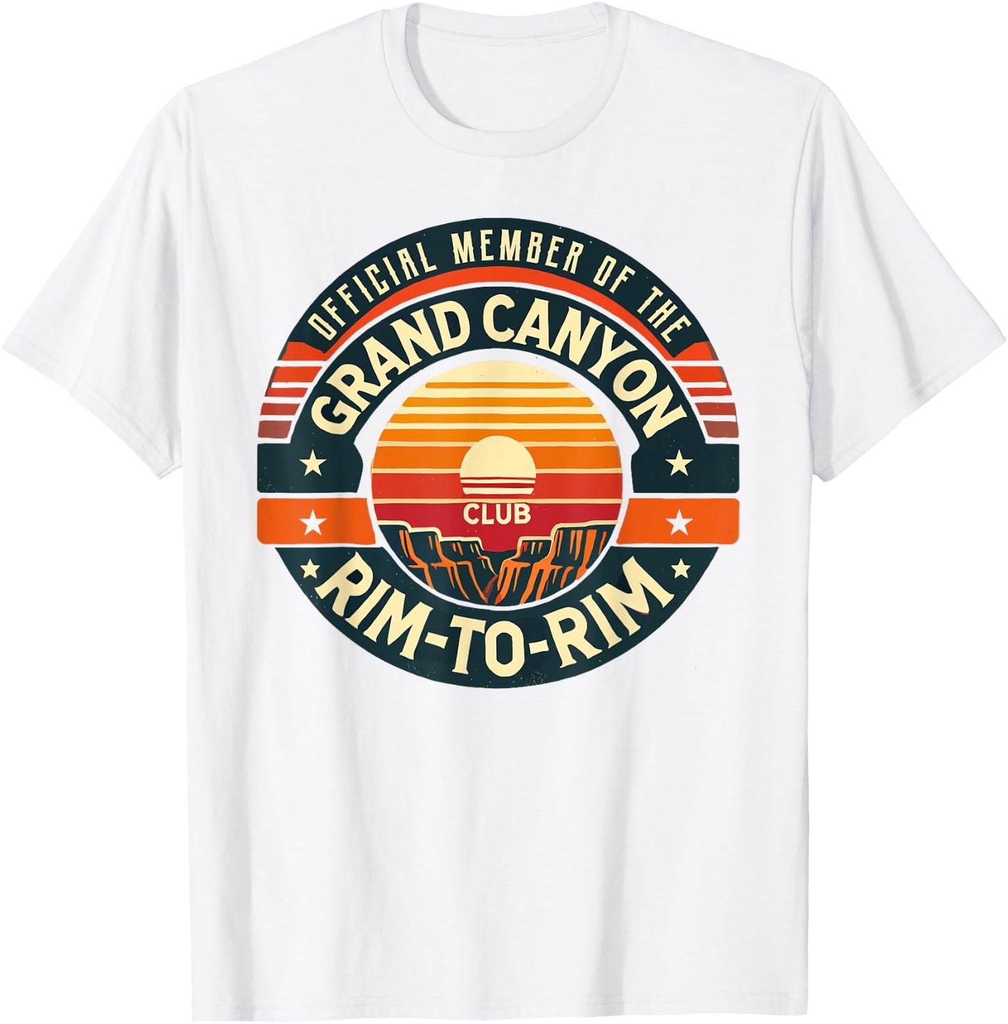 Official Member of the Grand Canyon Rim-to-Rim Club T-Shirt - T-Shirt | White