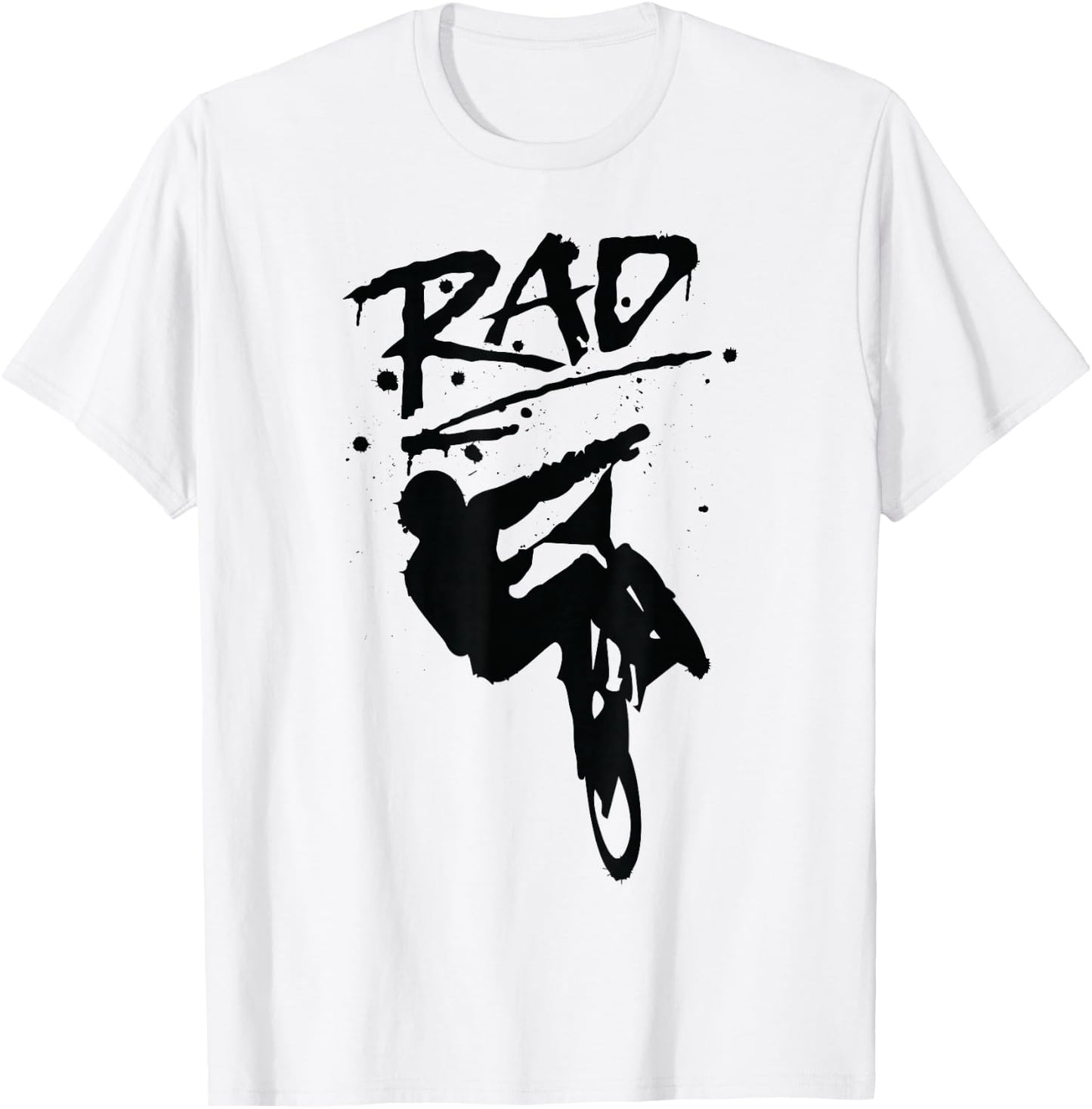 RAD Radical BMX Bike Redesign Graffiti T-Shirt - T-Shirt | White