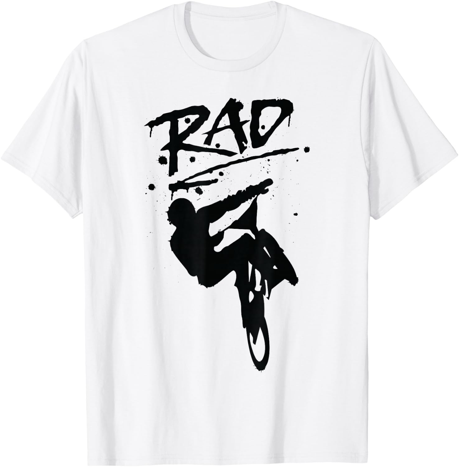 RAD Radical BMX Bike Redesign Graffiti T-Shirt - T-Shirt | White