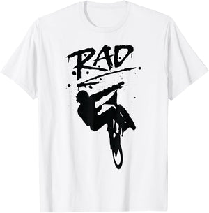 RAD Radical BMX Bike Redesign Graffiti T-Shirt - T-Shirt | White